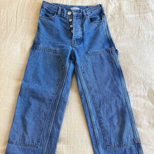 Jesse Kamm Patchfront Handy Pants - Cowboy Blue Denim